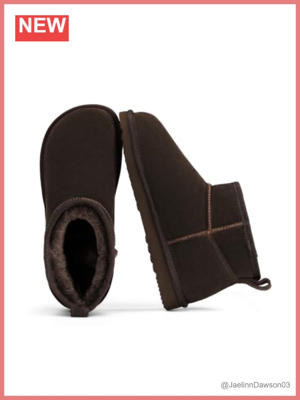 Dream Pairs Women's Winter Snow Boots Suede Ankle Booties Faux Fur Lined